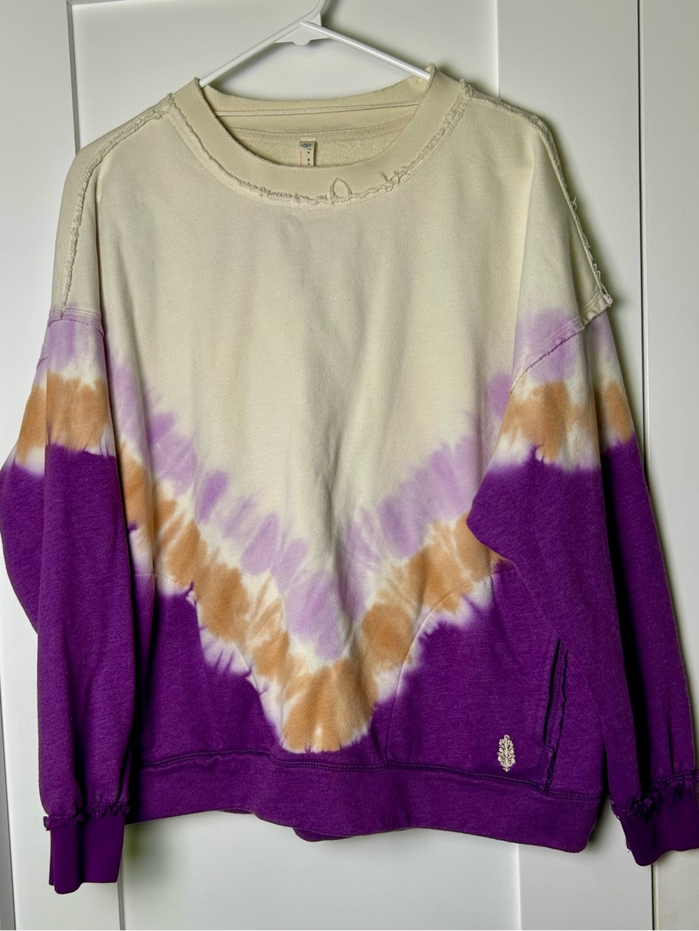 Free People FP Movement Metti Ombre Tie-Dye Crewneck XS